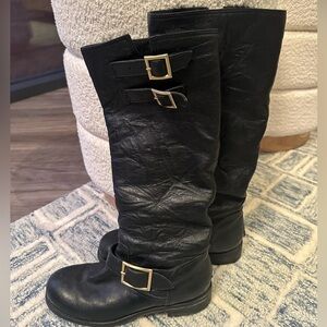 Black Jimmy Choo Boots!